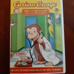 🥳HP Curious George Goes to the Doctor and lends a hand DVD
